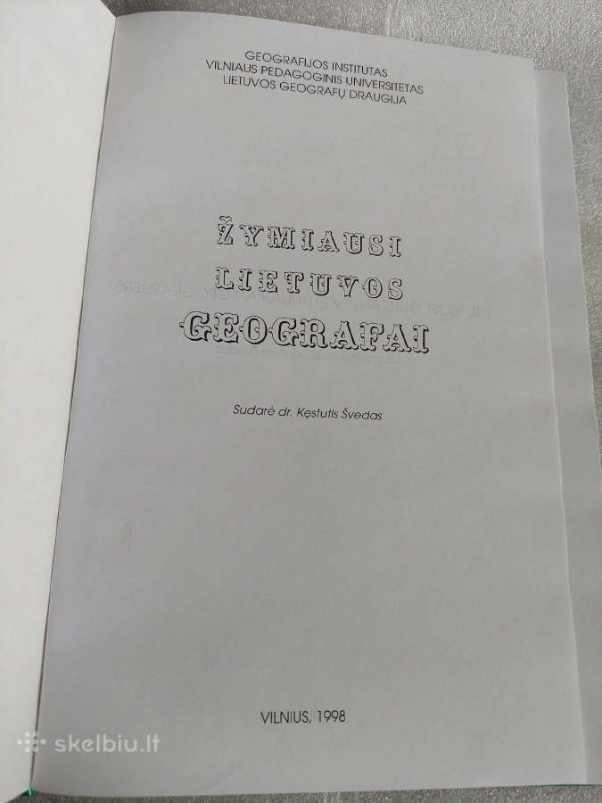 Žymiausi Lietuvos geografai - nuotraukos Nr. 2