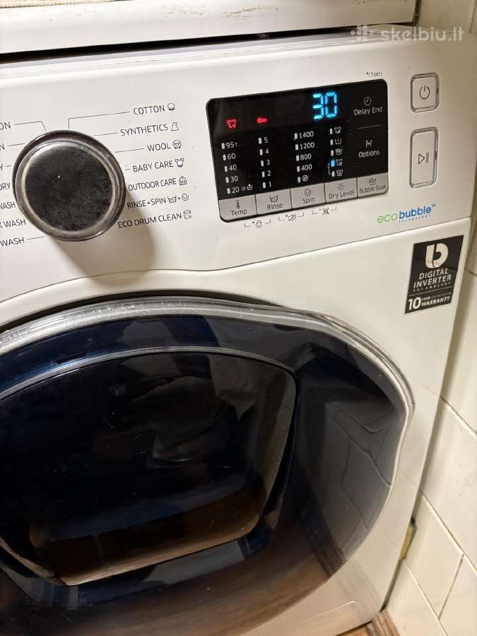 Samsung skalbyklė-džiovyklė 8/4,5 - nuotraukos Nr. 4
