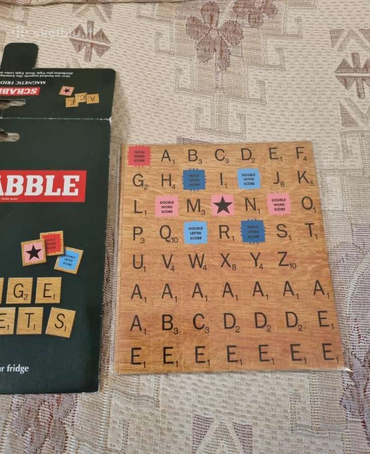 Scrabble magnetukų rinkinys - nuotraukos Nr. 3