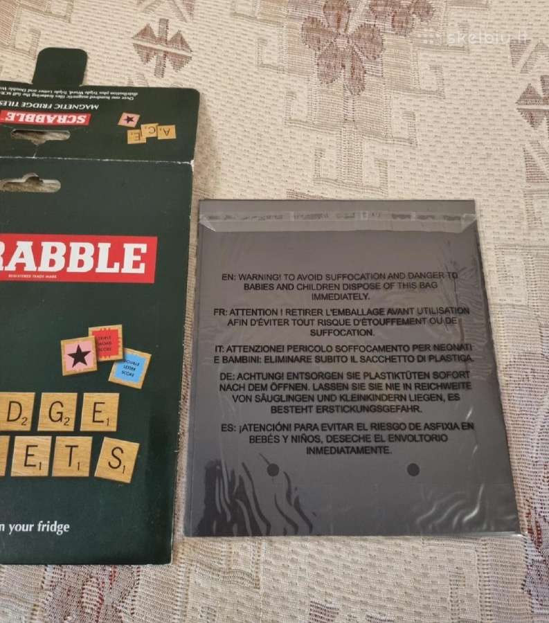 Scrabble magnetukų rinkinys - nuotraukos Nr. 4