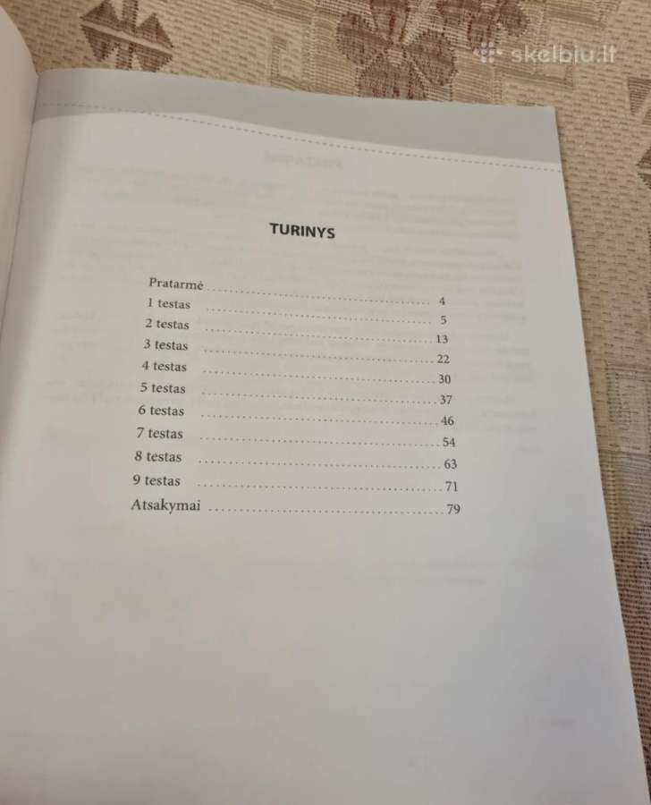 Matematikos testai 8 klasei - nuotraukos Nr. 3