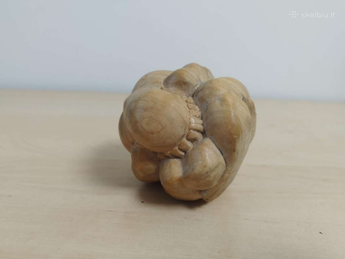 Mažesne medinė statulėlė ,Verkiantis Buda'' - nuotraukos Nr. 8