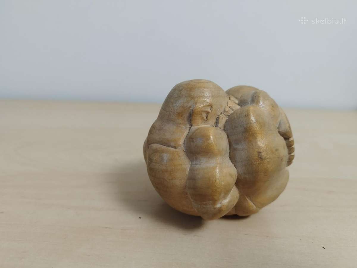 Mažesne medinė statulėlė ,Verkiantis Buda'' - nuotraukos Nr. 9