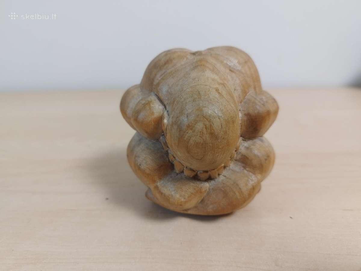 Mažesne medinė statulėlė ,Verkiantis Buda'' - nuotraukos Nr. 13