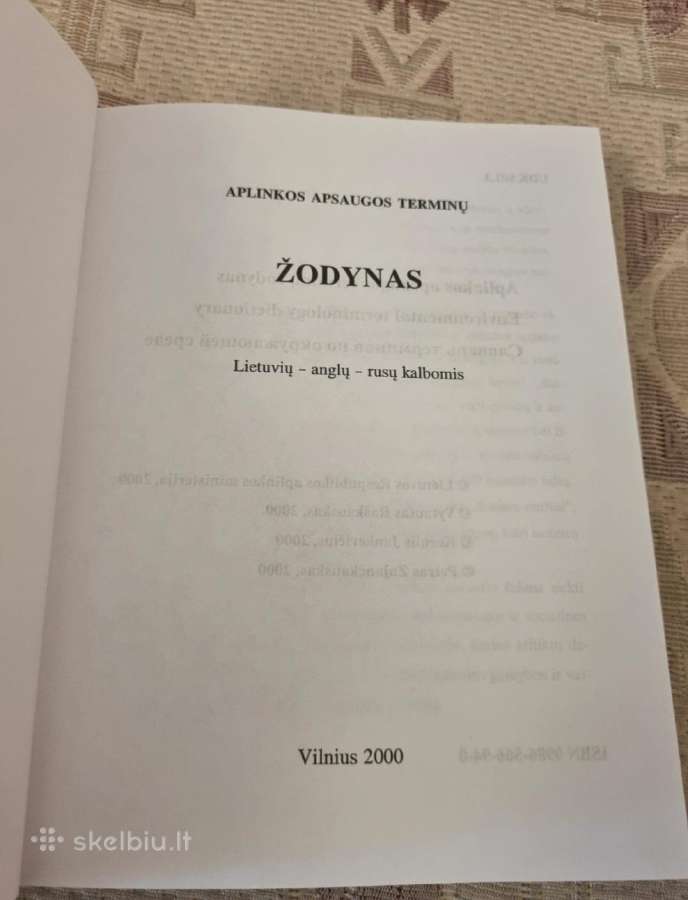 Aplinkos apsaugos terminų žodynas - nuotraukos Nr. 2