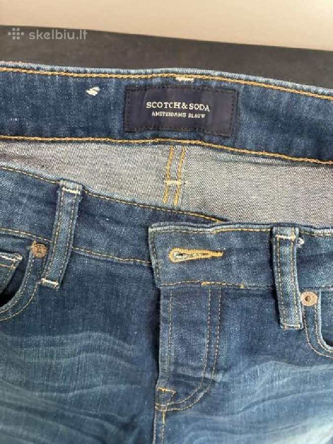 Scotch & Soda „ralston“ vyriški Slim džinsai - nuotraukos Nr. 4
