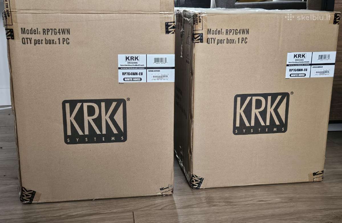 Studijinės kolonėlės Krk Rokit 7 Gen 4 (white) - nuotraukos Nr. 4
