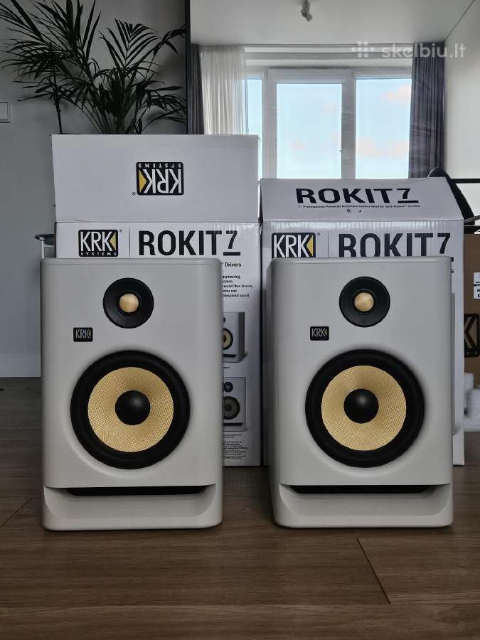 Studijinės kolonėlės Krk Rokit 7 Gen 4 (white) - nuotraukos Nr. 2