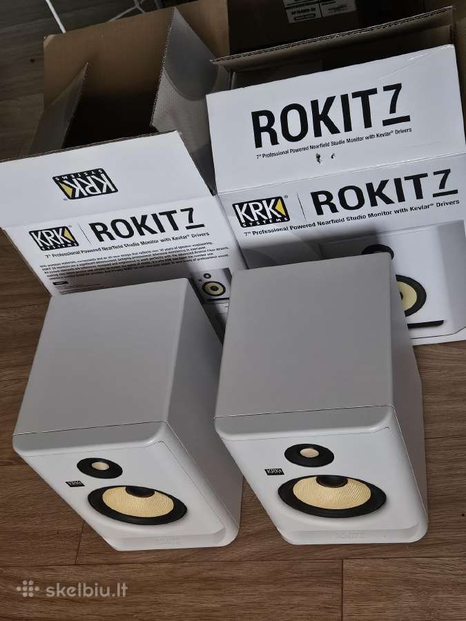 Studijinės kolonėlės Krk Rokit 7 Gen 4 (white) - nuotraukos Nr. 3