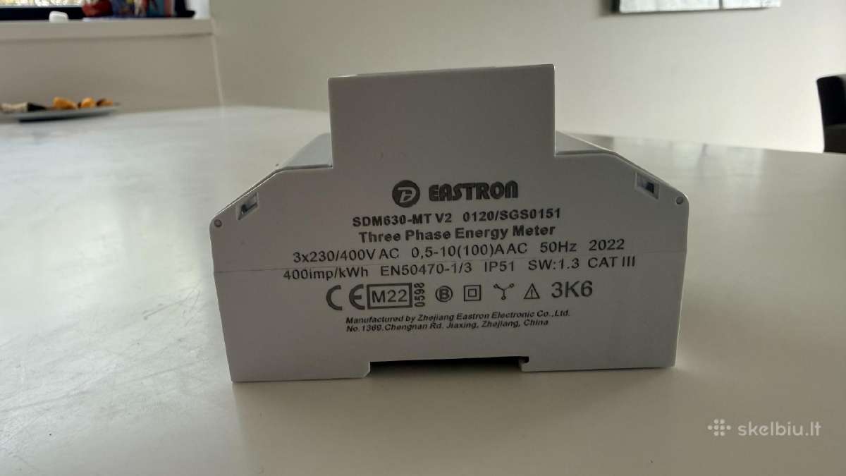 Eastron Sdm630-mt V2 Smart Meter - nuotraukos Nr. 3
