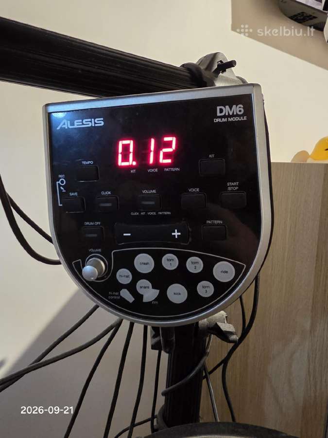 Alesis Dm6 elektriniai būgnai - nuotraukos Nr. 2