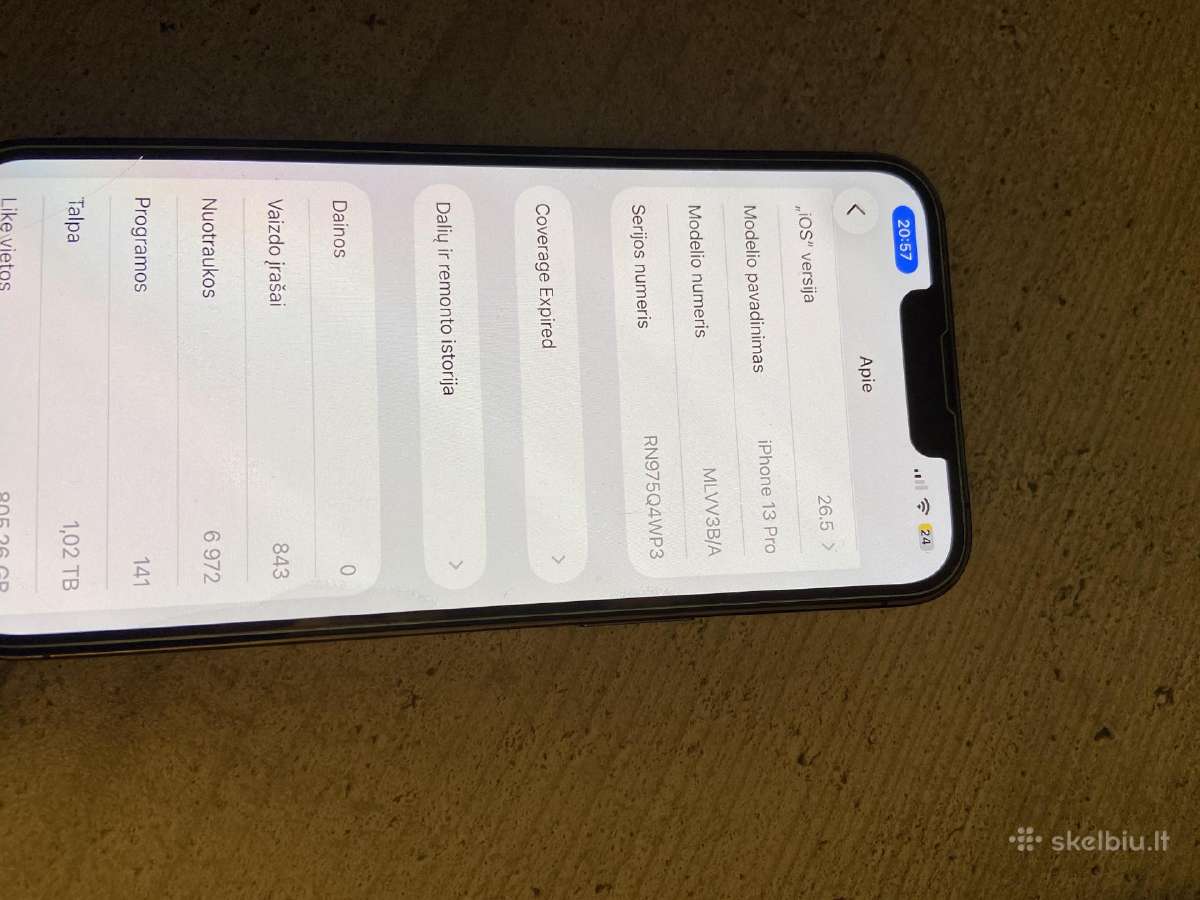 iPhone 13 Pro 1 TB - nuotraukos Nr. 4