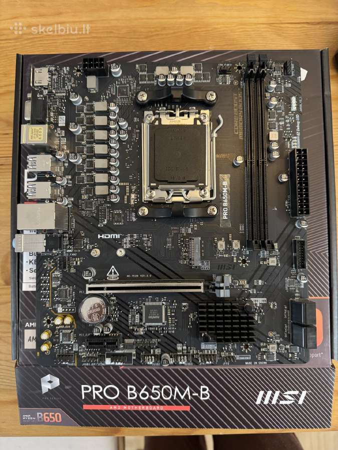 Msi Pro B650m-b, Am5 / B650 / Ddr5 - nuotraukos Nr. 2