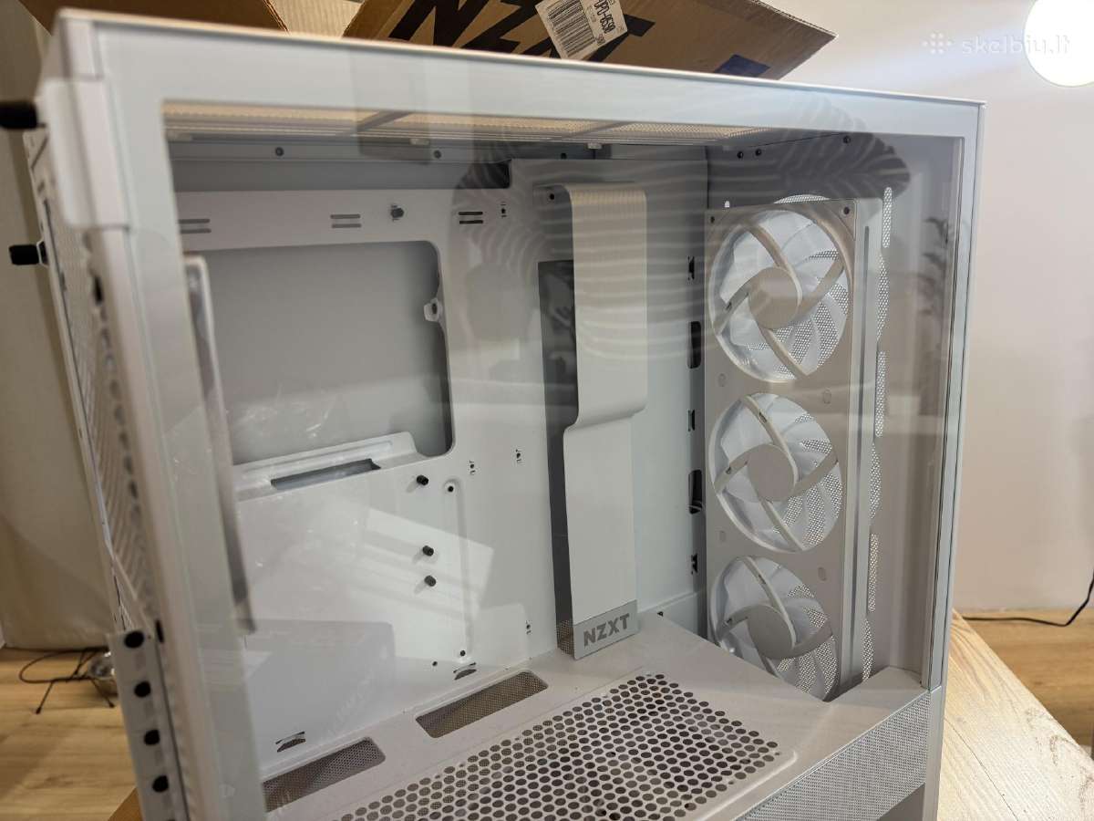 Nzxt H5 Flow Rgb 2024 White kompiuterio korpusas - nuotraukos Nr. 3