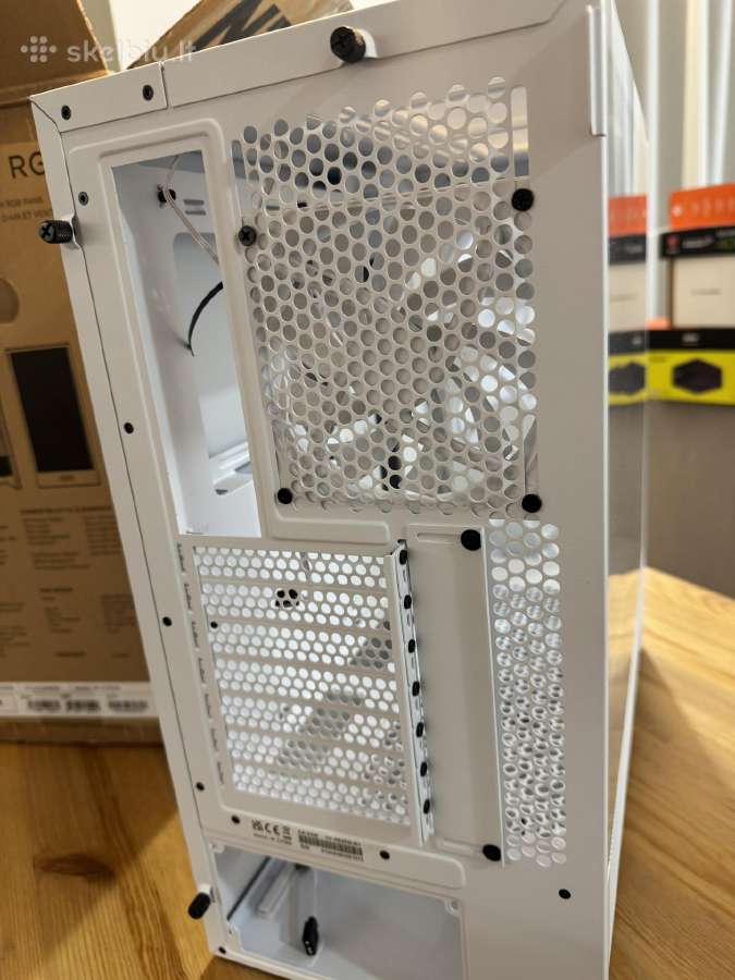 Nzxt H5 Flow Rgb 2024 White kompiuterio korpusas - nuotraukos Nr. 4