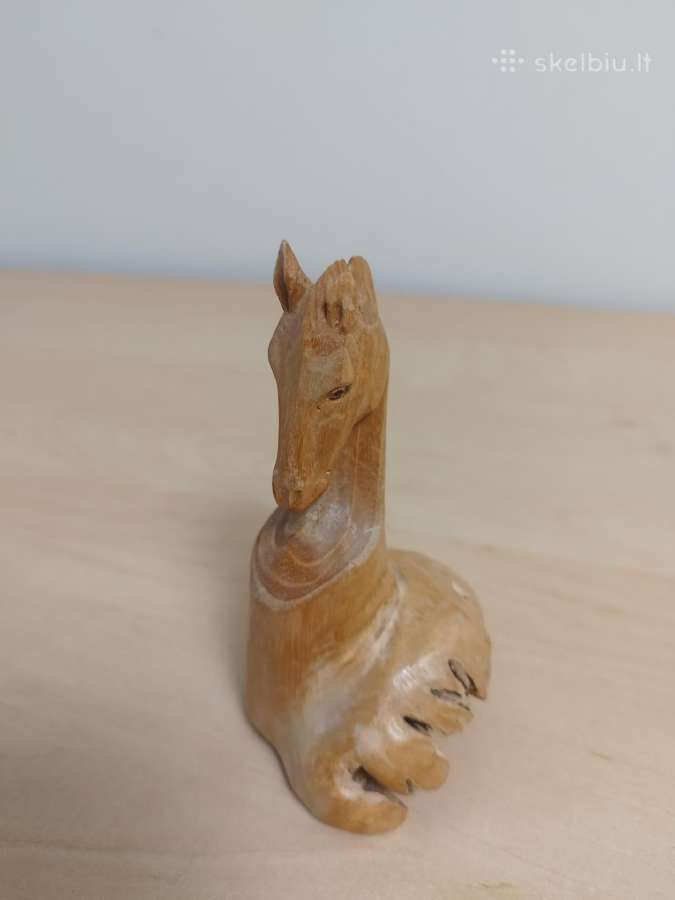 Medinė arklio figūrėlė - nuotraukos Nr. 7