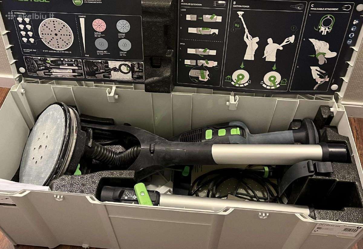 Hilti Pr2-hs nivelyras ir festool lhs 2 225 eqi - nuotraukos Nr. 2