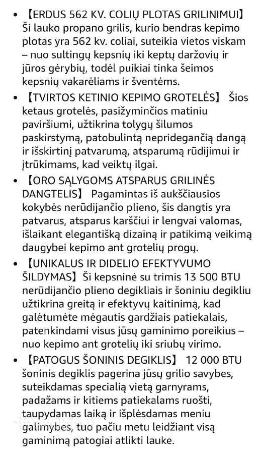 Nexgrill dujinis grilius - nuotraukos Nr. 3