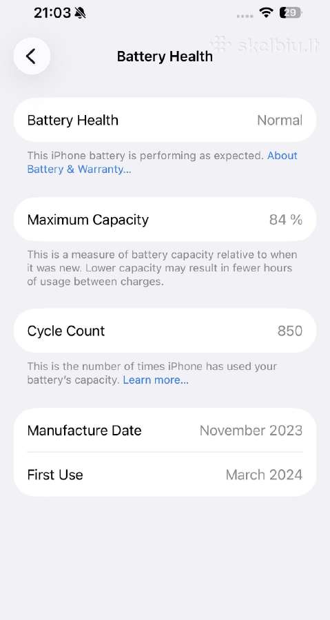 iPhone 15 Pro Natural Titanium 256gb - nuotraukos Nr. 7