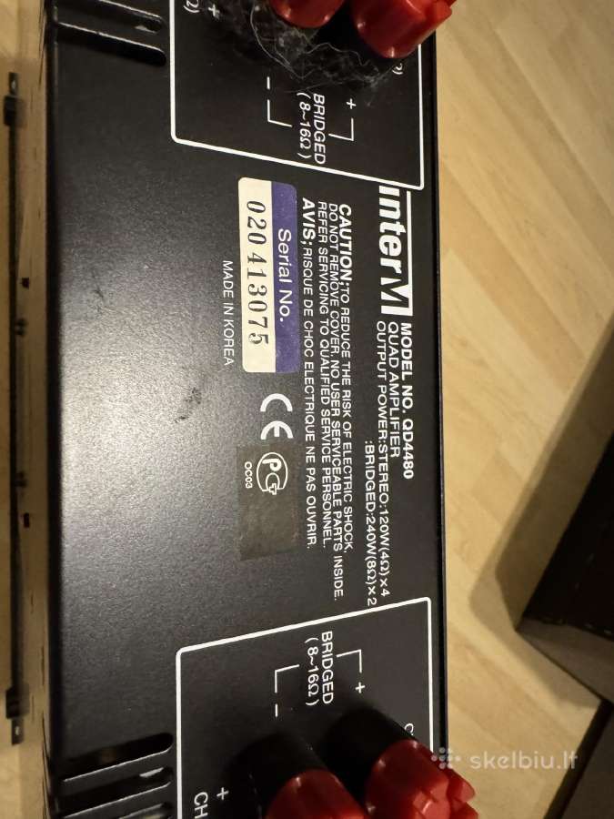 Inter m qd 4480 stiprintuvas - nuotraukos Nr. 4