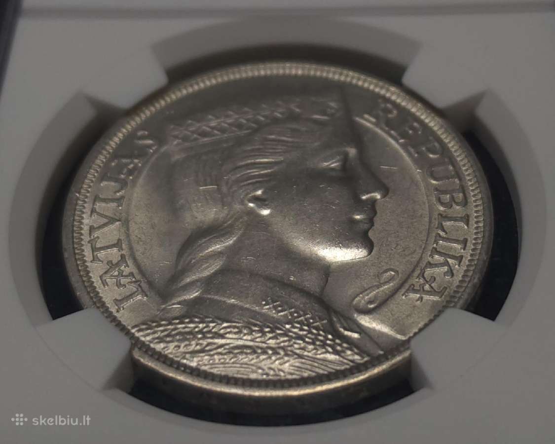 5 latai, Latvija 1931 m. (Ngc Ms 62) - nuotraukos Nr. 4