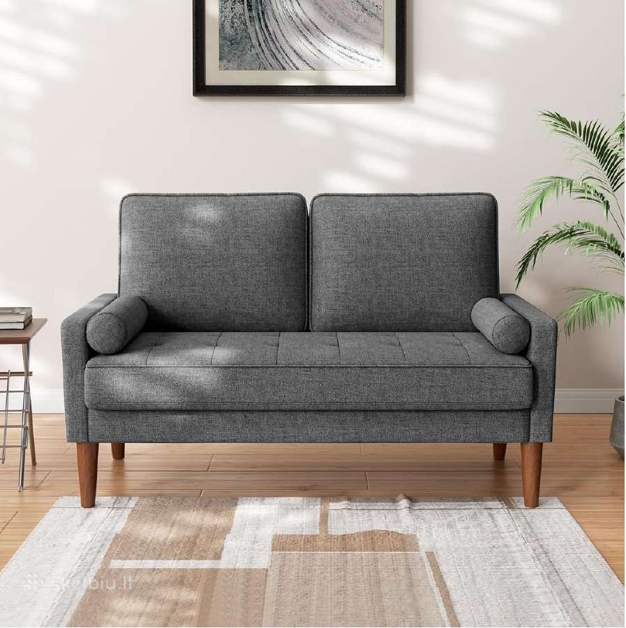 Vesgantti dvivietė mini sofa,121cm - nuotraukos Nr. 2