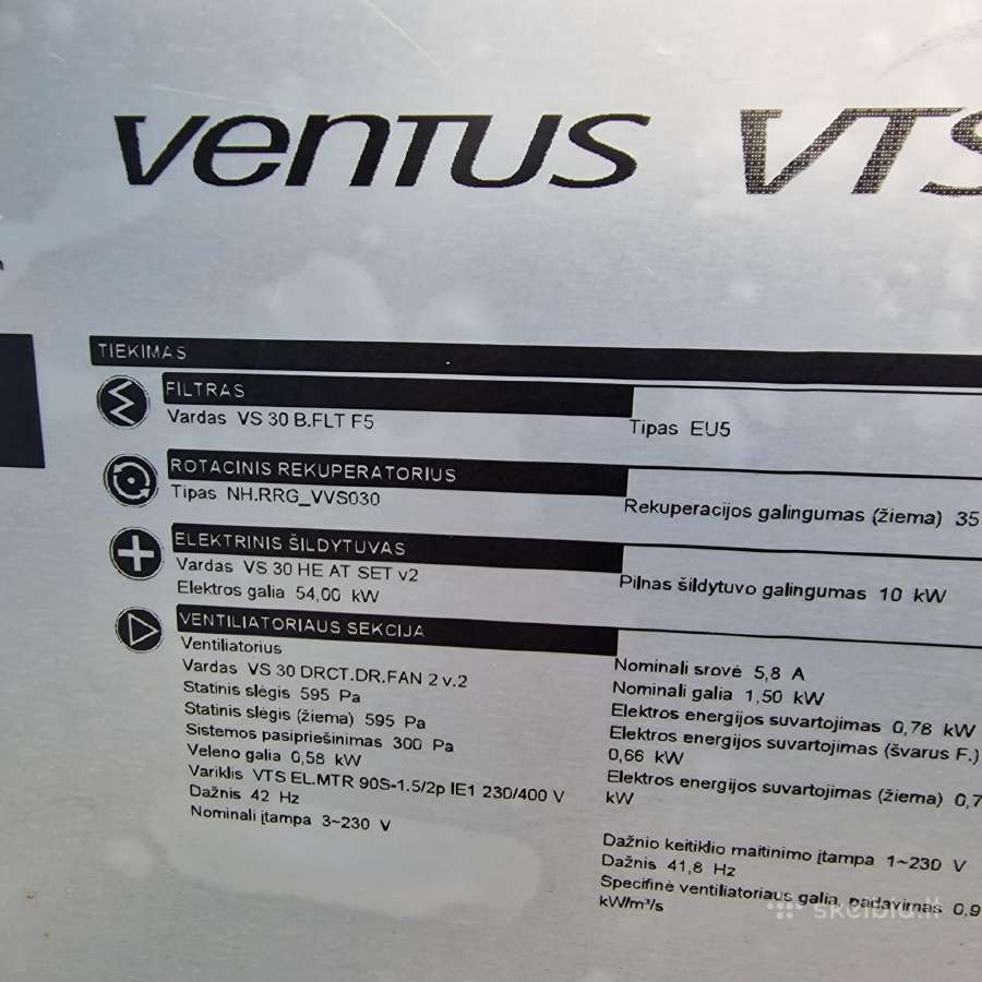 Rekuperacine vedinimo sistema - nuotraukos Nr. 4