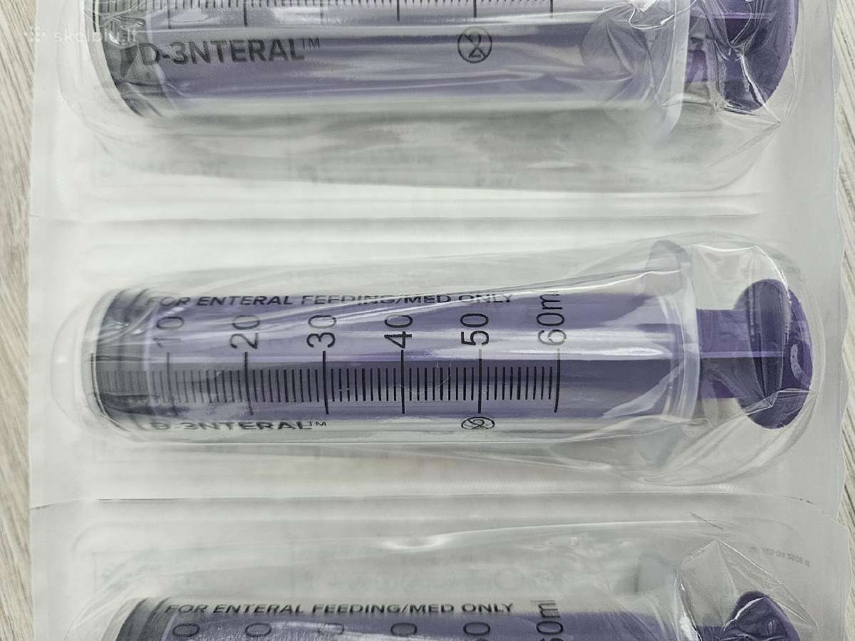 Enterinio maitinimo švirkštai Flocare Enfit 60ml - nuotraukos Nr. 4