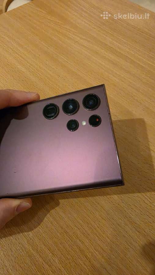 Samsung Galaxy S22 Ultra 256 12gb Burgundy - nuotraukos Nr. 2