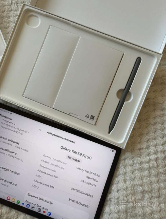 Samsung Galaxy Tab S9 Fe 5G (128 GB) - nuotraukos Nr. 2