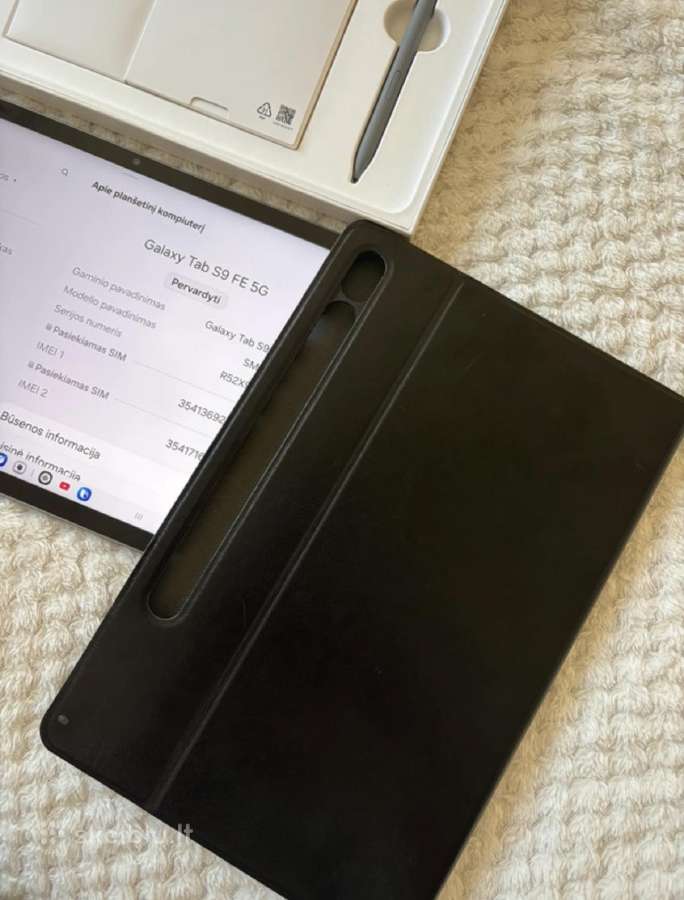 Samsung Galaxy Tab S9 Fe 5G (128 GB) - nuotraukos Nr. 3