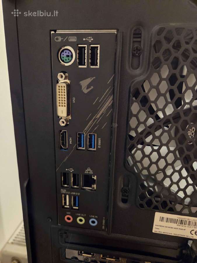 Pc Amd Ryzen 3600 Rtx 3060 12gb Vram - nuotraukos Nr. 6