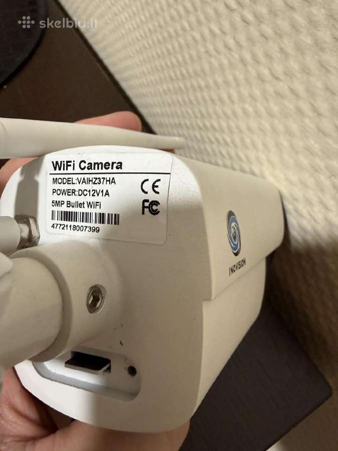 Inovision WiFi lauko kamera + Samsung 128 GB - nuotraukos Nr. 5
