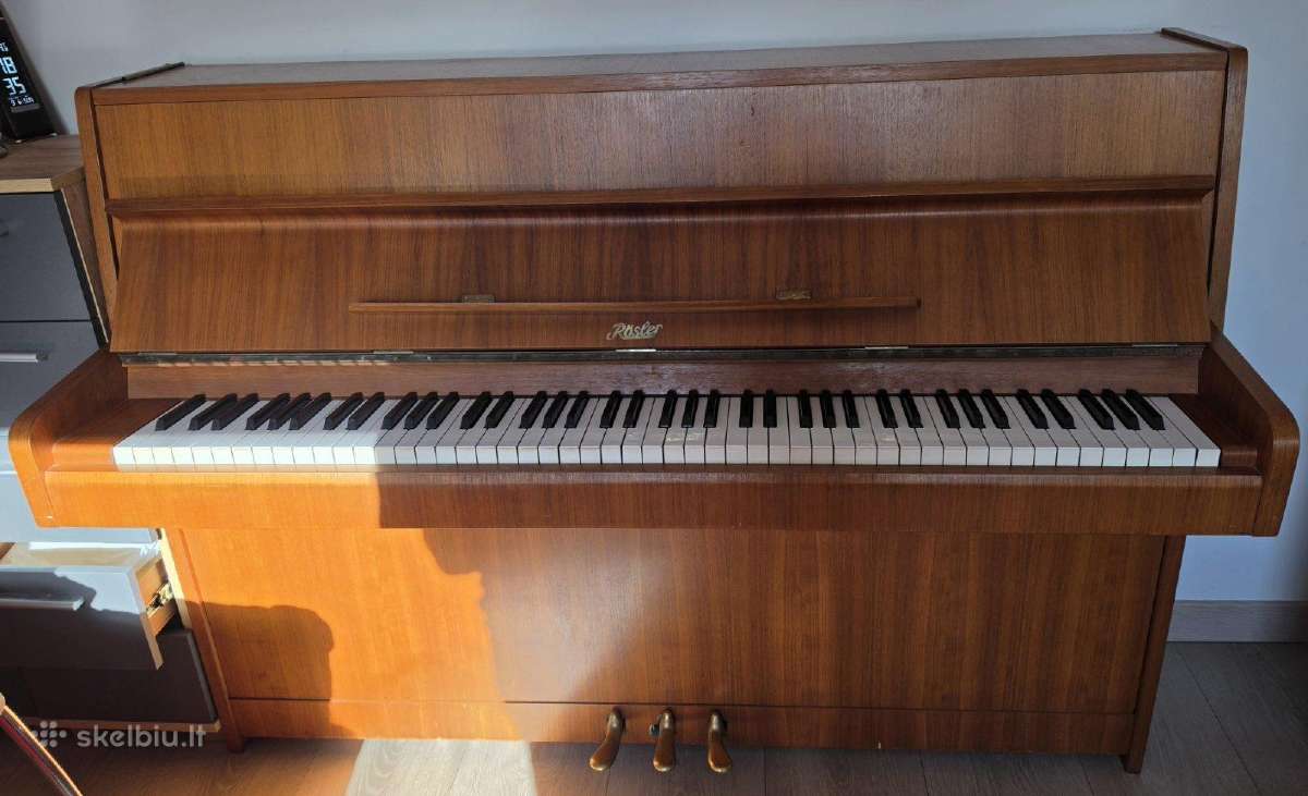 Čekiškas akustinis pianinas Rösler (Petrof gamyba) - nuotraukos Nr. 8