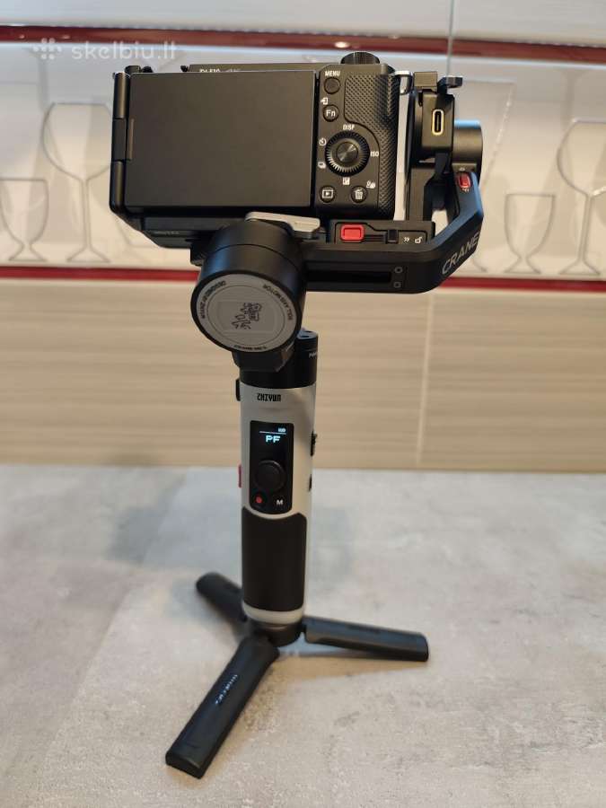 Stabilizatorius Zhiyun Crane M2s + Sony Zv E10 - nuotraukos Nr. 17