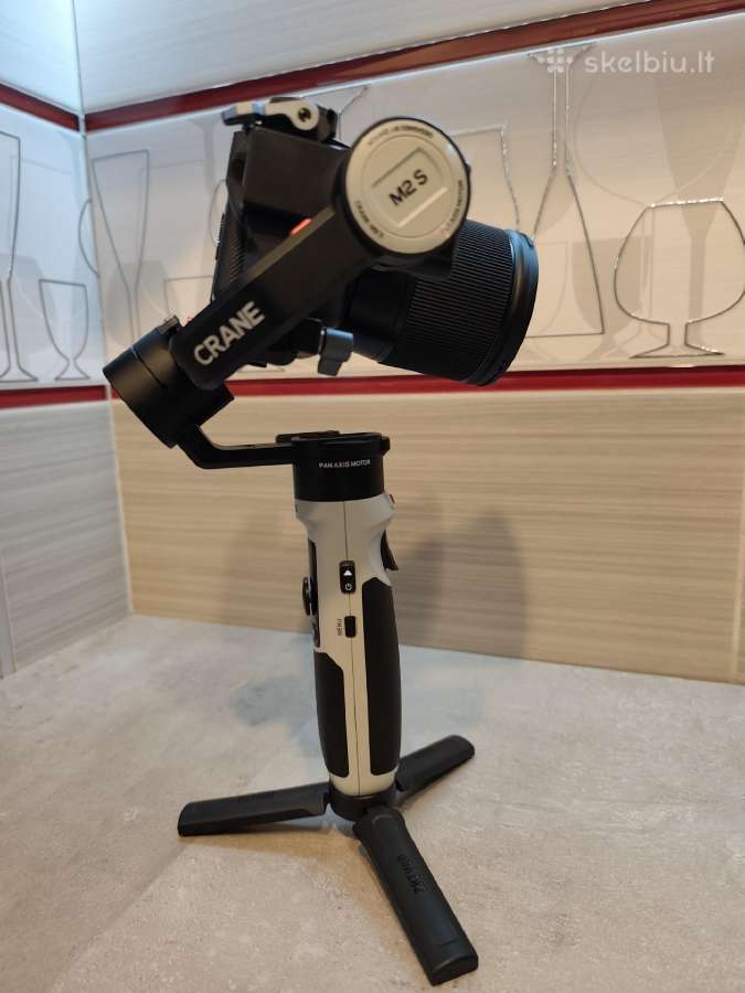 Stabilizatorius Zhiyun Crane M2s + Sony Zv E10 - nuotraukos Nr. 18