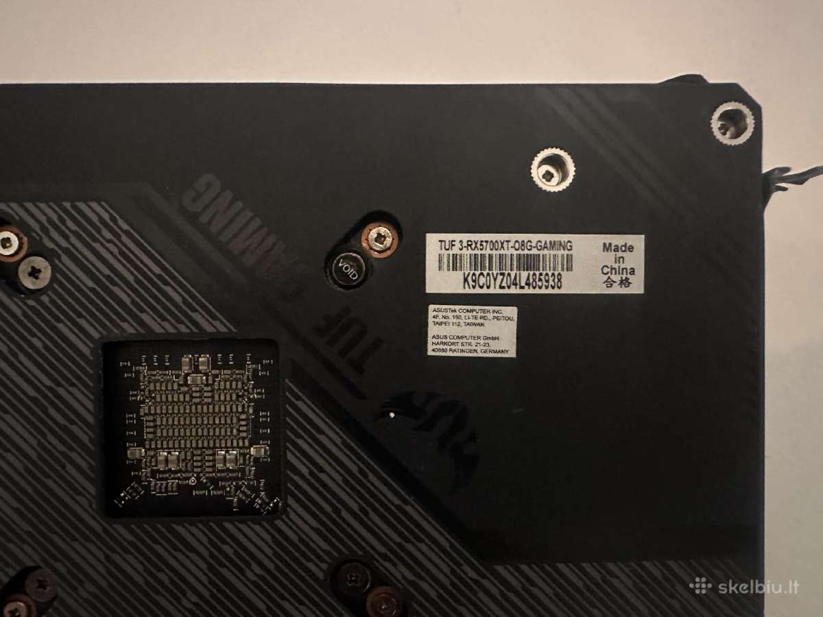 Asus Tuf Gaming 3 Amd Rx 5700 XT Oc Edition 8gb - nuotraukos Nr. 4