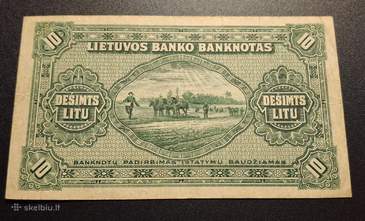10 litų 1927 - nuotraukos Nr. 2