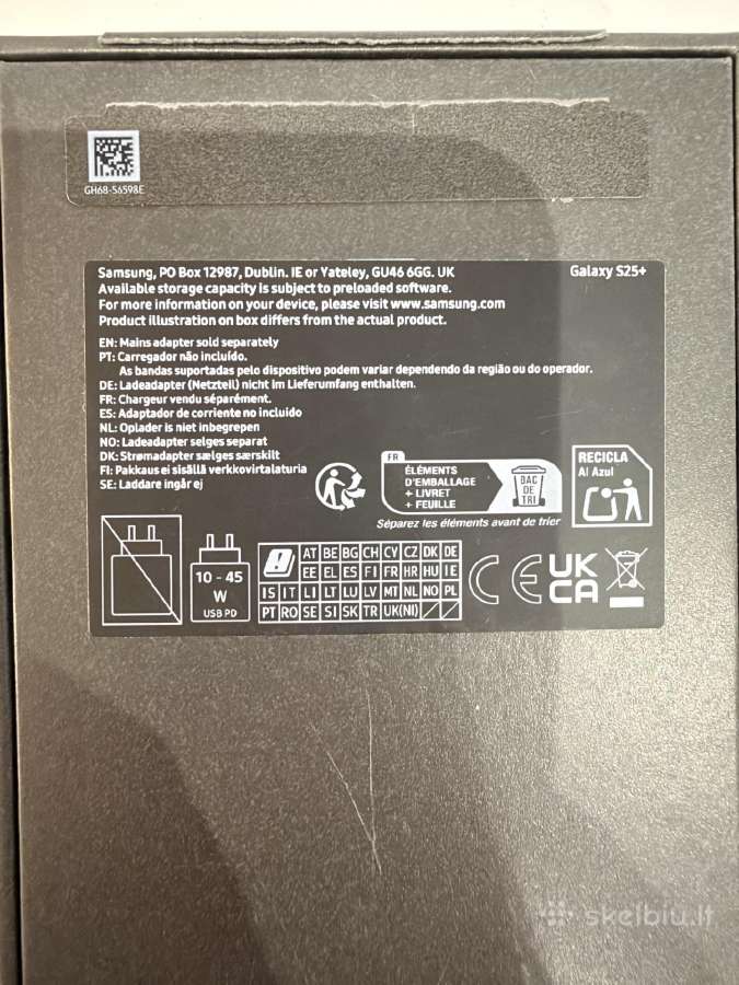 Samsung Galaxy S25+ 5G 12/512 GB su dėžute - nuotraukos Nr. 4