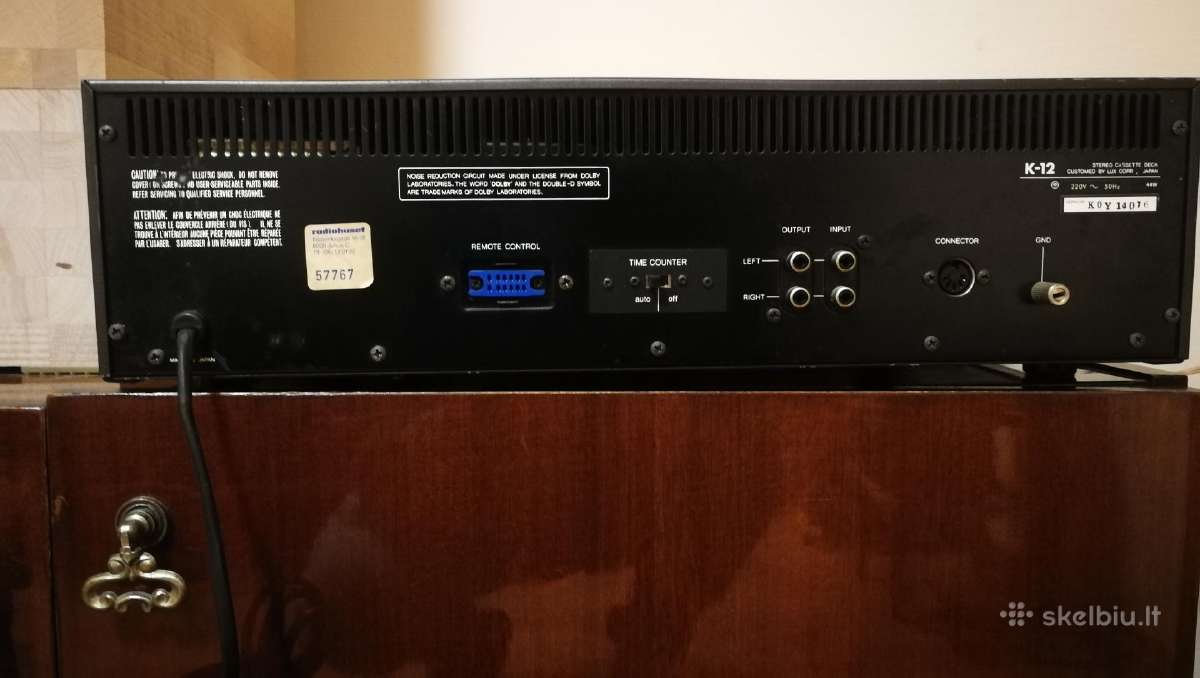 Luxman K 12 kasečių grotuvas - nuotraukos Nr. 4