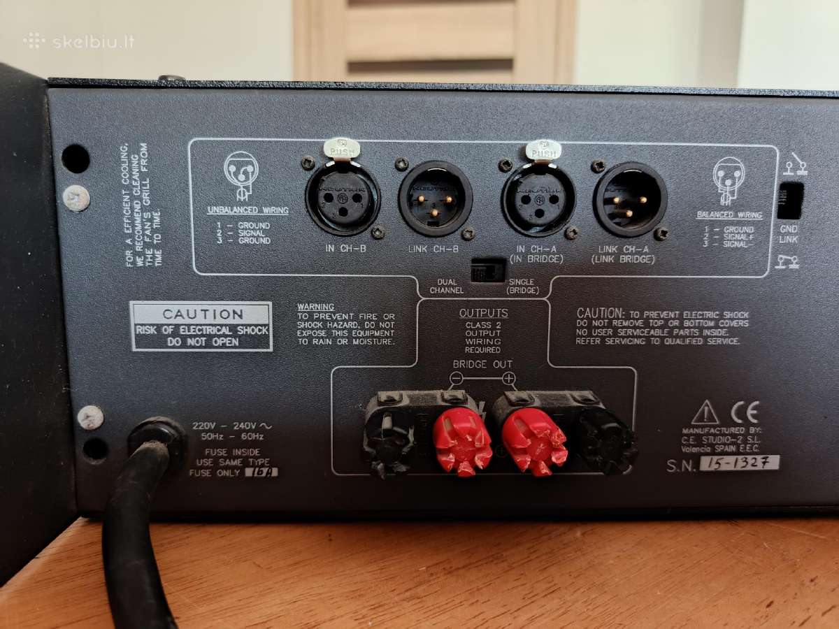 Garso stiprintuvas RAM MB-1500 - nuotraukos Nr. 5