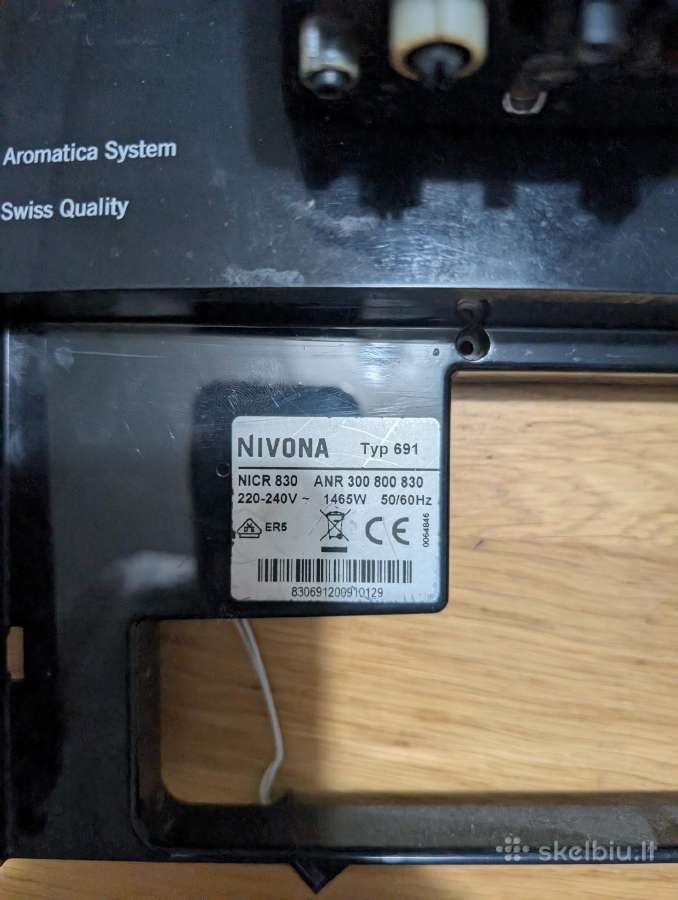 Nivona nicr830 dalys - nuotraukos Nr. 3