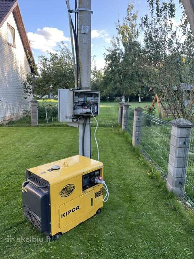 Dyzelinis elektros generatorius 4,4 kw (trifazis) - nuotraukos Nr. 5