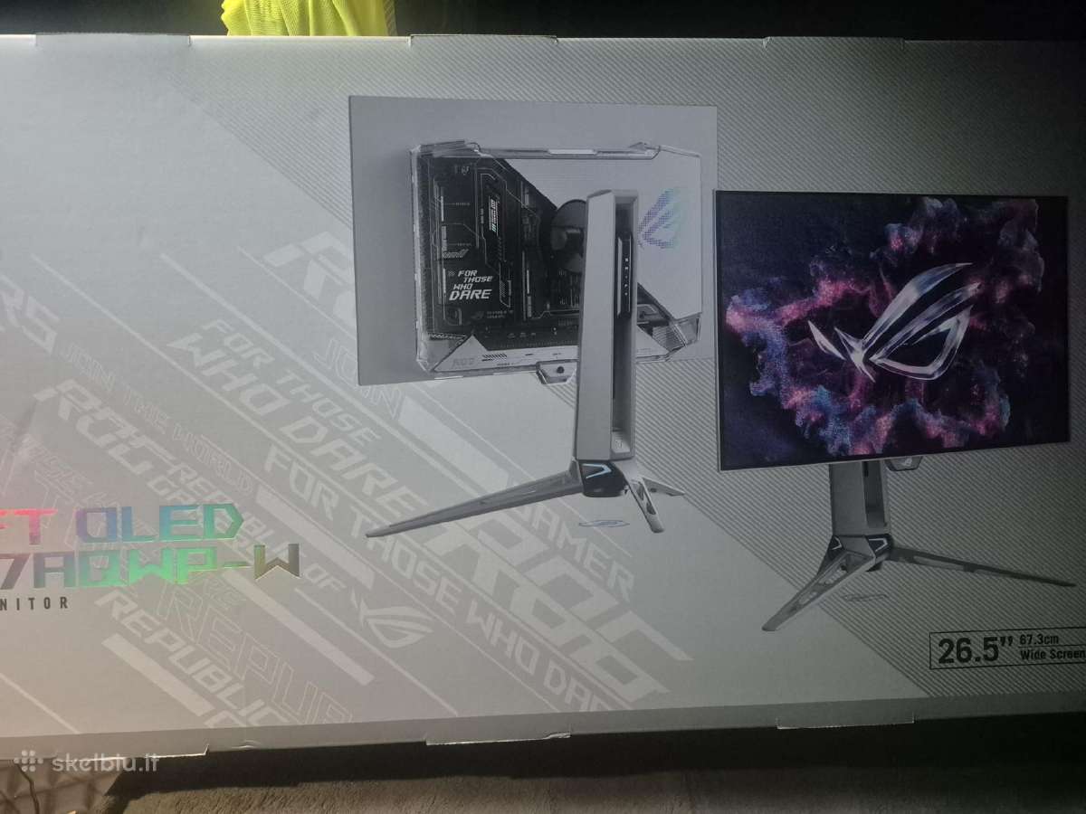 Naujas Asus Rog Swift Oled Pg27aqwp-w - nuotraukos Nr. 3