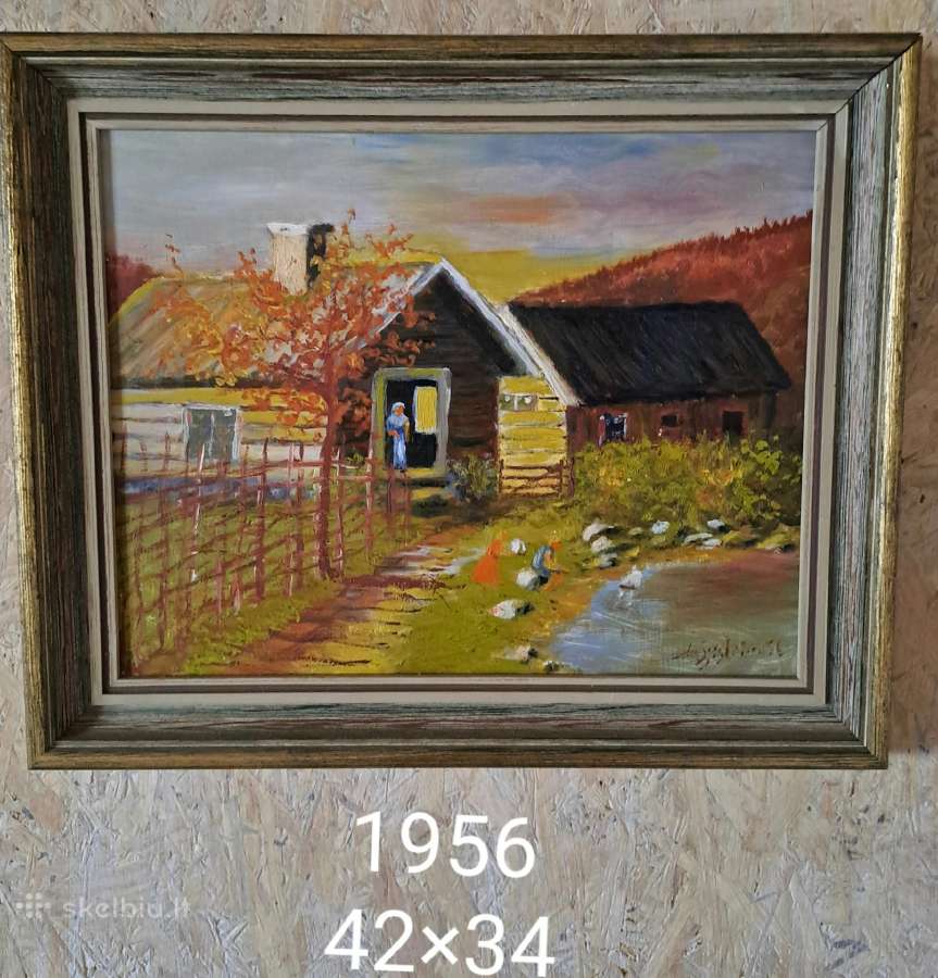 Antikvarinių paveikslų išpardavimas - nuotraukos Nr. 14
