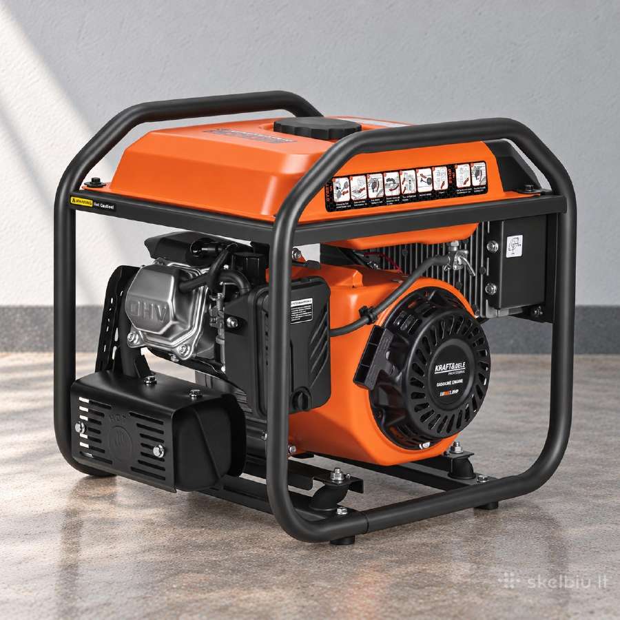 Inverterinis generatorius 4 kw Kraftdele Kd3238 - nuotraukos Nr. 3