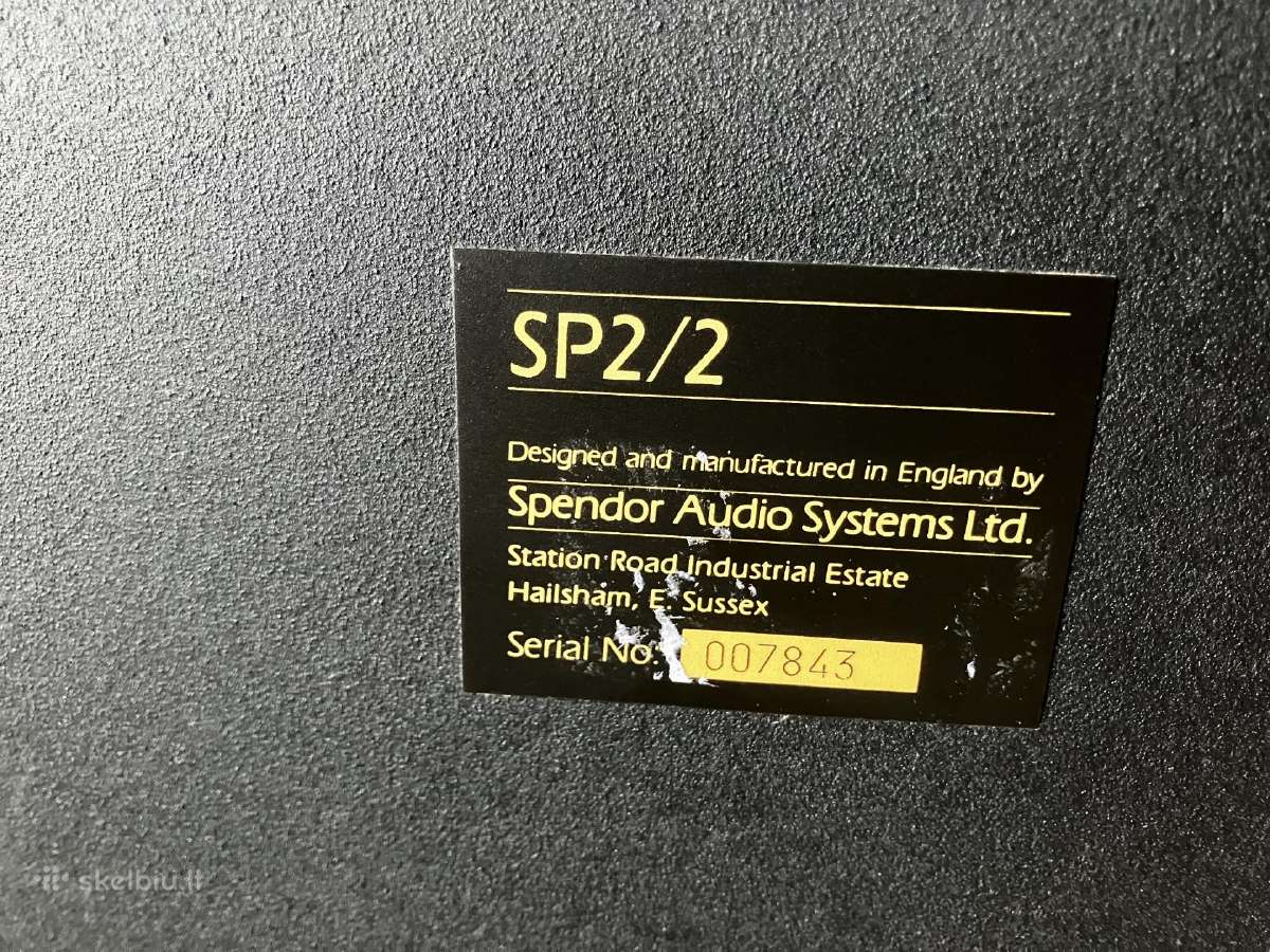 Spendor Sp2/2 - nuotraukos Nr. 8