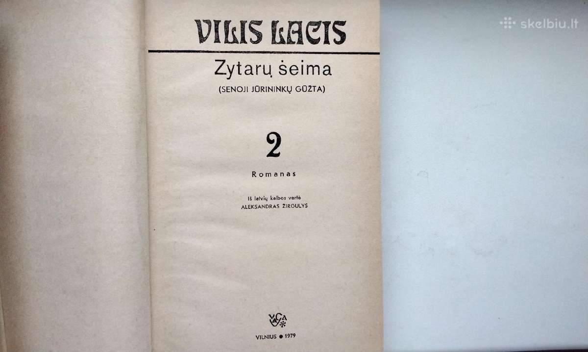 V. Lacis. Žvejo sūnus. Zytarų šeima - nuotraukos Nr. 20
