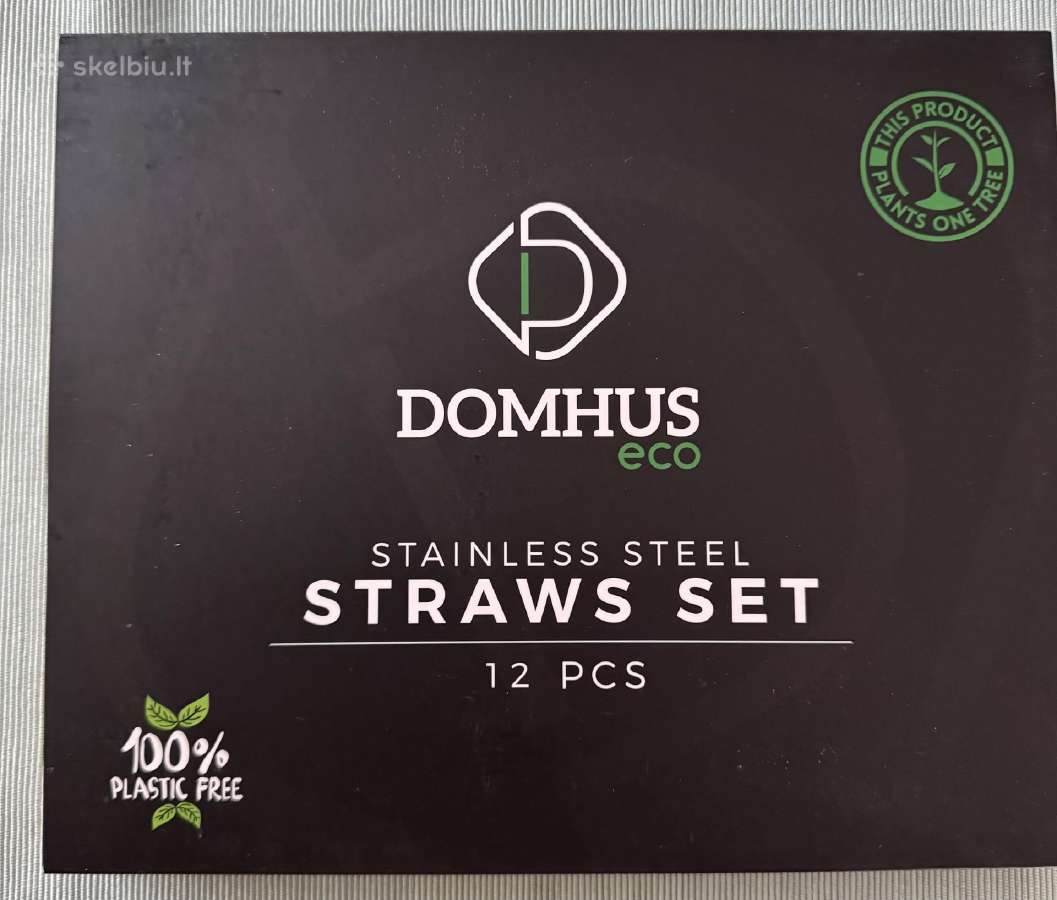 Domhus Eco Premium nerūdijančio plieno šiaudeliai - nuotraukos Nr. 4
