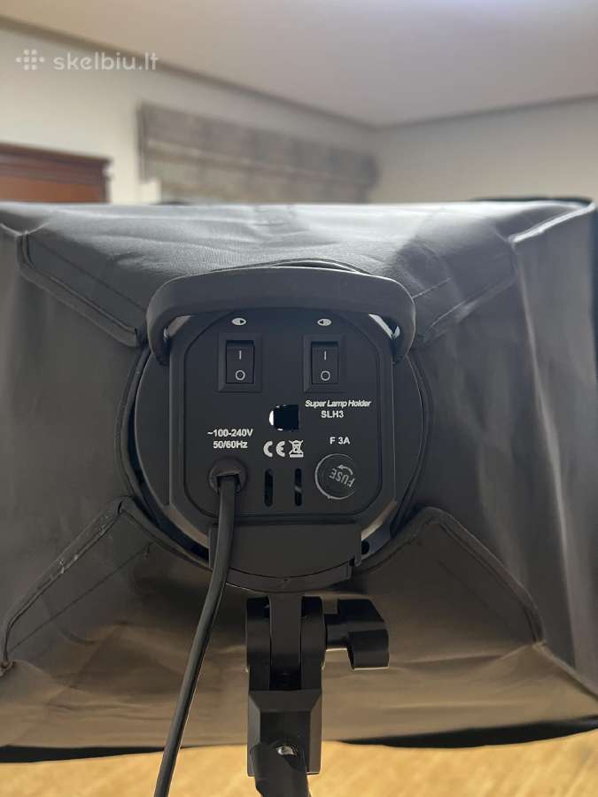 2 profesionalios lempos filmavimui, 2 box lights - nuotraukos Nr. 3